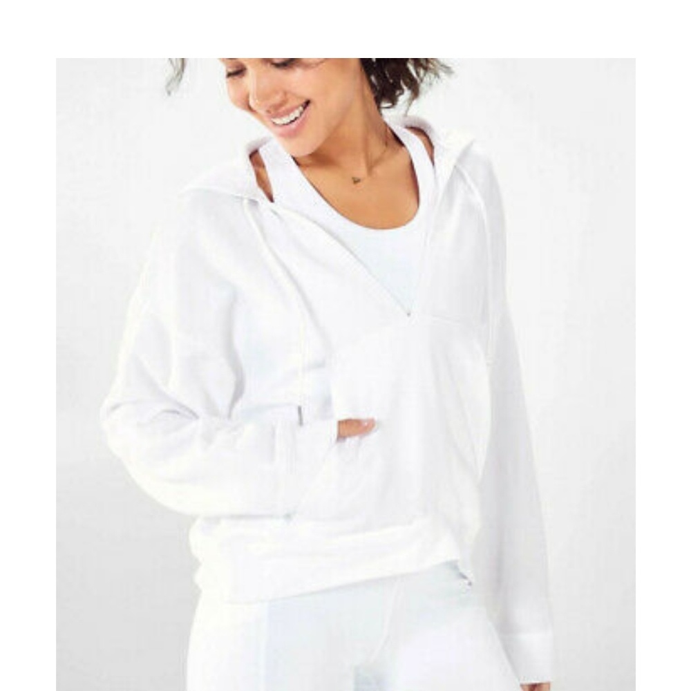 Fabletics Rosanna white hoodie